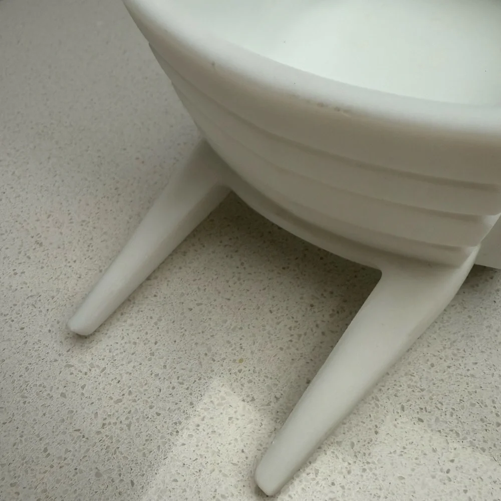 Vintage Fenton White Satin Donkey With Cart RARE